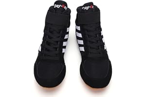 Zeihyeurus Scarpe da Wrestling Uomo,Scarpe da Boxe Uomo,Scarpa Pugilato Donna Resistenti,Fondo Morbido Comodo,Mesh Traspirante,Suola Antiscivolo,per Allenamento E Sparring,Kickboxing,Fitness,Pugilato