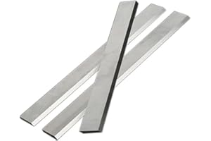 Xcalibur Tooling Cuchillas para cepilladoras compatibles con Axminster AT107PT HSS Cuchillas para cepilladoras reafilables 260 x 25 x 3 mm Juego de 3