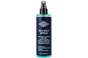 THEMANCODE Havssalt spray för män, strandhårstruktursspray med tång, röda alger och aloe vera, hårspray, alla hjärtans dag-present till honom, 220 g