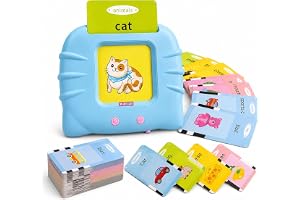 Storio Montessori Talking Flash Cards for Kids 2-5 Years | Rechargeable Educational Learning Toy for Toddlers | Cognitiv