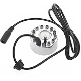 UEETEK 12 LED Ultraschall Nebler Hersteller Brunnen Mist Maker DC 24V