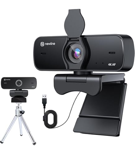 Angetube 914Max Webcam 4K - Streaming Cam Pour PC Avec Grand Angle De