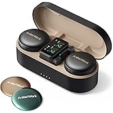 AnkerWork Anker, , M650, Wireless Yayıncı Mikrofonu, Şarj Kutusuyla 15 Saat Pil &Ouml;mr&uuml;, VoiceShield, LC3plus Codec, &Ccedil;ift Kanall