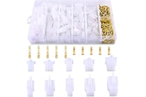 CIRCE-EU 580 pas de 2,8 mm - Lot de 2, 3, 4, 6, 9 connecteurs à broches de câble - Boîtier de connecteurs mâles et femelles pour motos, vélos, voitures, bateaux