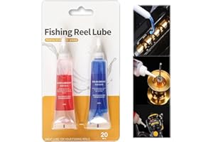 NESTMUSE Fishing Reel Grease and Oil Kit - Fishing Gear Lubricating Oil, Reel Lubricant Grease