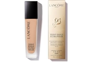 Lancôme Teint Idole Ultra Wear, feuchtigkeitsspendende Full Coverage-Foundation mit natürlich mattem Finish, bis zu 24 Stunden Halt, geeignet für alle Hauttypen