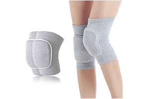 AYNKH 1 Pair Stretchy Knee Pads, Soft Brace Breathable Sleeve Protective for Men Women Kids Dance Volleyball Football Yoga Tennis Cycling Jogging