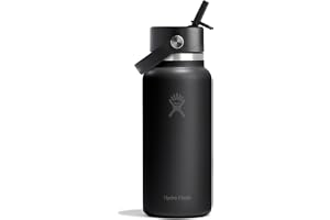 Hydro Flask – Wide Flex Straw Cap 946 ml (32 oz) Bottle – Rostfritt Stål, Läckagesäker, Passar i De Flesta Mugghållare – Isol