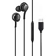 Type-C Earphones for vivo T2 Pro/T 2 Pro Earphones Original Like Wired in-Ear Headphones Stereo Deep Bass Headset Earbud with Type-C Audio Jack, Mic (CAK1, Black)