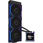 Lian Li Hydroshift II-S LCD 360TL ARGB Sıvı CPU Soğutucu - 360 mm AIO - 3,4 in&ccedil; IPS LCD Kare Ekran - Papatya Zinciri - D&uuml;ş&uuml;k 