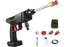 Sausiry Cordless Pressure Washer - Handheld 50PSI Electric Pressure Cleaner with Battery and Charger 24V 1500mAh Rechargeable