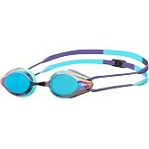 Arena Tracks Unisex Yetişkin Essential Yarış Y&uuml;zme G&ouml;zl&uuml;ğ&uuml; Rekabet&ccedil;i Y&uuml;z&uuml;c&uuml;ler FINA Onaylı Buğu &Ouml;nleyici Ayna/Aynasız Lens