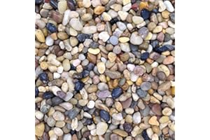 ALLPONDSOLUTIONS Aquarium Fish Tank Stones Pebbles Substrate Gravel, 0.5-1 cm, 2KG