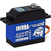 INJORA RC Servo 35KG Digital Servo High Torque RC Parts for 1/8 1:10 1/12 RC Crawler SCX10 Pro TRX4 D90 VS4-10 Redcat Gen 8 7