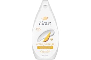Dove Creamy Indulge Body Wash shower gel with mango nectar & tropical, floral notes for softer, smoother skin after one shower 450 ml