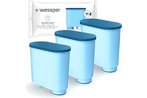 Wessper Lot de 3 filtres à eau compatibles avec les machines à café Philips Saeco Aquaclean CA6903/10