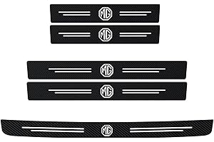 PZNYGDR 5pcs Coche Umbral Puerta, para MG ZS Hybrid+ Luxury (2025) Antidesgaste Antiarañazos Accesorios Decorativos Antideslizantes para automóviles,A