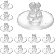 Lhbwhiz 100 Stück Silikon Ohrring Stecker,Universal Kunststoff