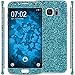 Produktbild 2 x Glitzer-Folienset für Samsung Galaxy S7 Edge blau PhoneNatic Schutzfolien