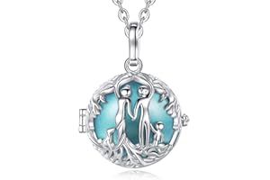 CELESTIA Bola Grossesse, Collier Bola de Grossesse Bijoux Maternite Cadeau pour Femme Enceinte Future Maman 76~114CM Chaînes