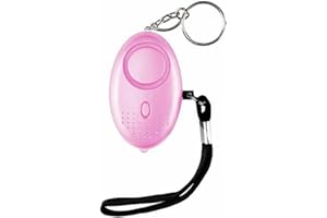 EWAYZ Personal Alarm, Personal Security Alarm Keychain With LED Flashlight 140DB Loud Police Approved Self Defense Security Alarm Rape Safety Alarm For Women Girls and Elders (PINK)