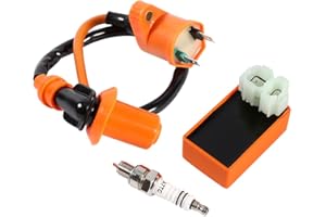 ‎TBEST cdi 2-stroke open, explorer race GT50, ignition coil scooter, Cdi ignition coil spark plug, racing performance Cdi ignition coil spark plug for Gy6 motorised motorcycle, ATV, scooter, go kart