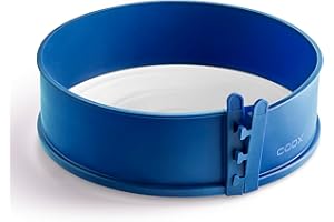 coox Springform mit Porzellanboden ⌀ 26 cm in Blau, backen und direkt auf der Porzellanplatte servieren und schneiden, kein Umsetzen nötig