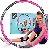 FITMIND Smart hoelahoep voor volwassenen, hoelahoep met gewicht bal
