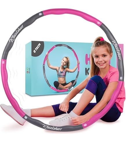 BRAMBLE 6 Hula Hoop, Cerceaux Ajustables pour Enfants & Adultes - 80cm