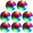 BSMEAN Inline Skate Wheels, Pack of 8 Inline Skates Wheels Light Up Inline Skate Wheels LED Flash Flashing Skate Wheels Replacement Wheel 68 mm / 70 mm / 72 mm / 76 mm Inline Roller for Children and