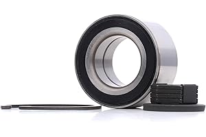 RIDEX Juego de cojinete de rueda 654W0158 eje delantero, ambos lados Rodamiento a bolas de contacto angular compatible con FORD Fiesta Mk6 Hatchback CB1, CCN, JA8, JR8 FUSION JU Focus Mk1 Familiar DNW