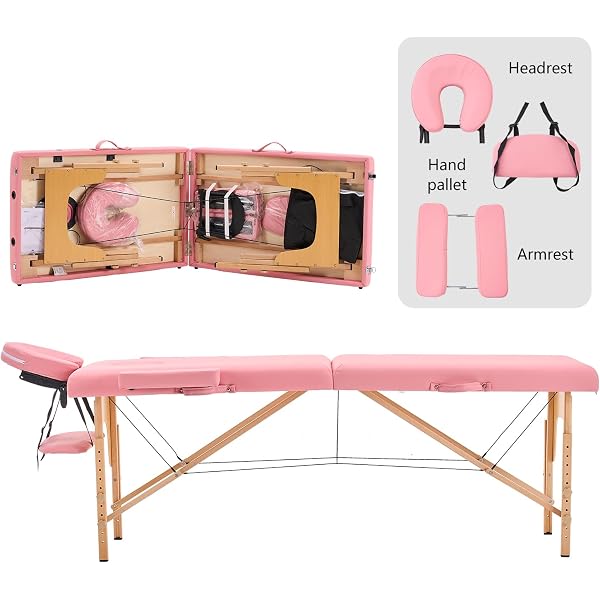 STRONGLITE Massageliege Olympia – Mobiler Massagetisch Mit Tasche, Verstellbarer Kopfstütze & Knierolle, 70x185cm