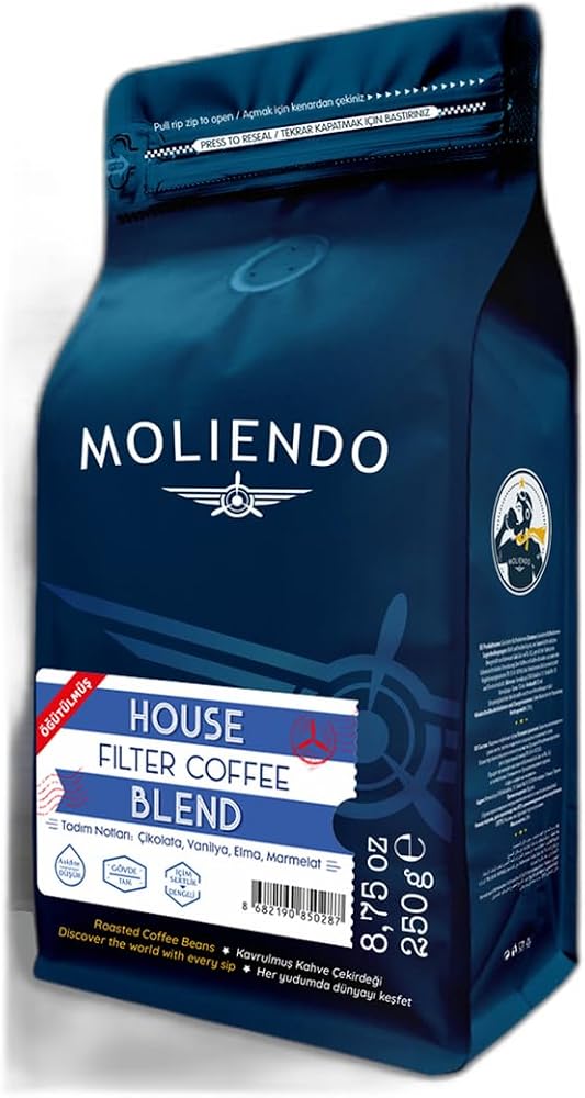 Moliendo Finest Coffee House Blend Filtre Kahve (Öğütülmüş Filtre Kahve) 250 g