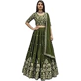 JENIKA CREATION Embroidered Lehenga Choli with Dupatta For Women’s | Traditional Ethnic Wear for Wedding & Festive Occasions 