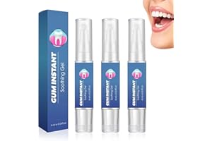 QJFHURB 3 Pcs Penna Sbiancante Denti Gel Sbiancante Denti Gel per Terapia Gengivale Sbiancante Denti Immediato Gel Sbiancante Denti Rimuove le Macchie Dentali per un Bel Sorriso