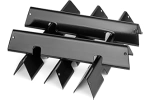 VNIERXFUL 67046 Flavorizer Bars per Weber Spirit 300 & GS4 Spirit II 300 Series, Spirit E/S 310 320 330 (con pulsante di comando anteriore), 7636 Aggiornato parti di ricambio piastra di calore, guide aromatiche