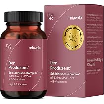 miavola® der Umwandler® Schilddrüsen & Leber Komplex mit Mariendistel, Artischocke, Cholin, Glutathion, Selen, NAC + weitere Aminosäuren