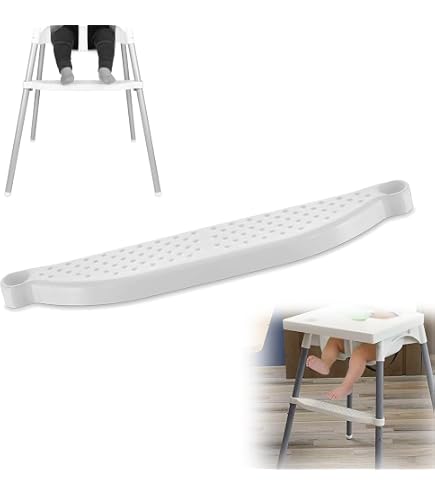 Repose-pieds Réglable Pour Chaise Haute IKEA Antilop - Accessoire Bébé, Blanc, Pour Confort Et Posture - 6