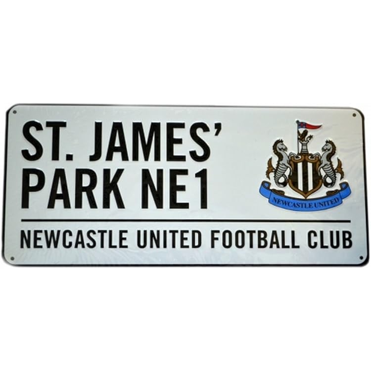 Newcastle United FC Colour Street Sign – Sleek Choice UK