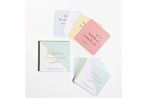 LOVINGLY BESTOWED Godfidence Affirmation Cards, Set of 30 Inspirational Christian Cards, Religious Self-Care Cards with Positive Messages