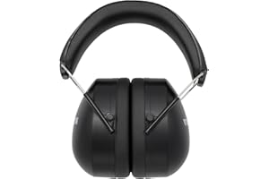 VIC FIRTH – DB23 - Cuffie Over Ear Noise Canceling, Riduzione rumore 25 dB, Protezione udito batteristi, Fascia imbottita, Custodia inclusa, Colore Nero