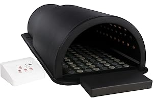 1Love Luxor Pro Far Infrared Sauna Dome | 0 EMFs, ELFs & VOCs | 10 Minute Preheat | 1200W/110V Power | Personal Sauna | 1 Person Sauna | Portable Dry Sauna | Home Sauna | Therapeutic Stones