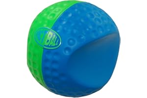 GOLFTRAININGAIDS Impact Ball - Golf Swing Trainer Aid - Medium (Blue/Green) - Perfect Your Golf Swing and Lower Your Scores