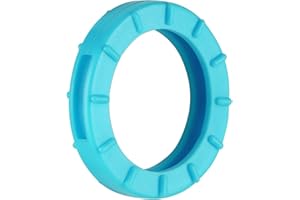 ‎VAN DEN HEUVEL van den Heuvel - Schlüsselkennringe (10 Stk.) für runde Schlüsselköpfe mit Standardgröße, Schlüsselring mit Tastzeichen, Türkis