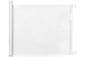 Momcozy Barrière de Sécurité Rétractable pour Bébés et Chiens (0 à 140 cm), barrière de securité Escalier, Barrière Sécurité Enfant Relocalisable, pour une Utilisation à l'Intérieure et à l'Extérieure