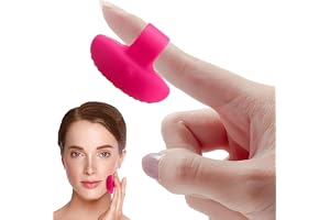 Mini Facial & Eye Massage Tool USB Rechargeable Fingertip Handheld Waterproof Face Massager, Multifunctional Portable Eye, Jaw, Finger and Body Massager, Relieves and Tighten Facial Muscle