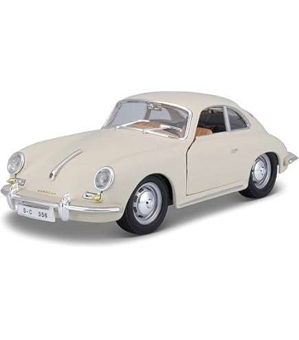 BBURAGO 1:24 Bburago Porsche 356B Cabriolet 1961 (černé) BB18-22078