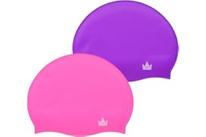 The Friendly Swede Pack de 2 Gorros de Natación de Silicona - GARANTÍA DE por Vida