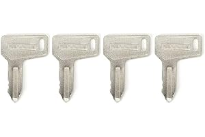 BAAQII 4 pièces Clés d'allumage de l'excavatrice pour Accessoire de véhicule d'ingénierie Yanmar