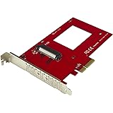 StarTech.com U.2 auf PCIe Adapter für 2,5" U.2 NVMe SSD - SFF 8639 - 4x PCI Express 3.0 - NVMe PCIe Adapter - U.2 PCIe Karte 